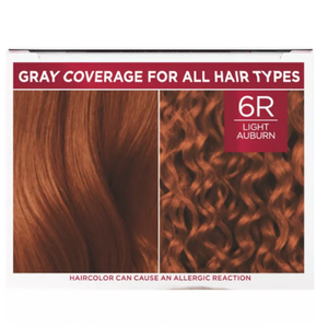 L'Oreal Paris Excellence Triple Protection Permanent Hair Color - 6R Light Auburn