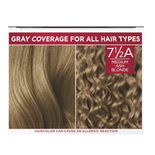 Load image into Gallery viewer, L&#39;Oreal Paris Excellence Triple Protection Permanent Hair Color - 7.5A Medium Ash Blonde