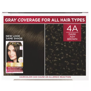 L'Oreal Paris Excellence Triple Protection Permanent Hair Color - 4A Dark Ash Brown