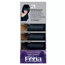 Load image into Gallery viewer, L&#39;Oréal Paris Feria Multi-Faceted Shimmering Hair Colour - 21 Bright Black