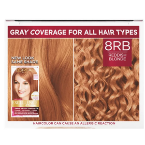 L'Oreal Paris Excellence Triple Protection Permanent Hair Color - 8RB Reddish Blonde