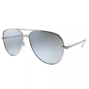 Quay Australia High Key Sunglasses - Silver/Silver