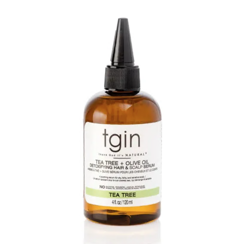 Tgin Tea Tree + Olive Oil Detoxifying Hair & Body Serum 4 oz