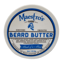 Load image into Gallery viewer, Maestro&#39;s Classic Beard Butter Mark Of A Man Blend 4 oz