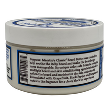 Load image into Gallery viewer, Maestro&#39;s Classic Beard Butter Mark Of A Man Blend 4 oz