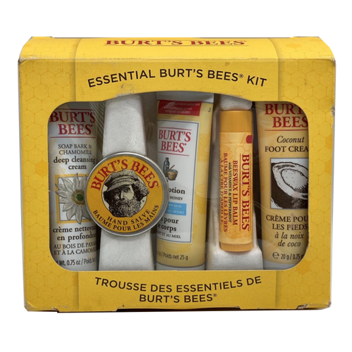 Burt's Bees 5 Travel Size Products Essential Kit