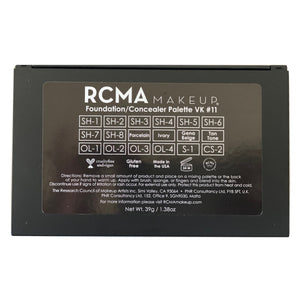 RCMA Foundation/Concealer Palette - VK # 11