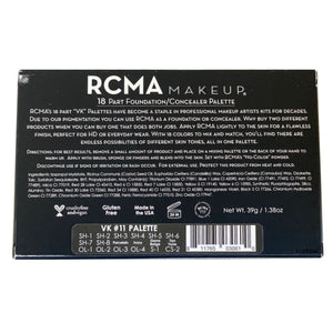 RCMA Foundation/Concealer Palette - VK # 11