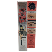 Load image into Gallery viewer, Benefit Cosmetics Goof Proof Brow Pencil - 1 Cool Light Blonde