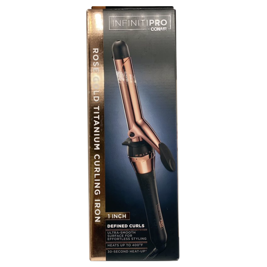 Infiniti pro rose sales gold titanium curling wand