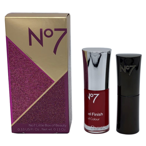 Nº7 Little Box Of Beauty Lipstick & Nail Polish - Pillarbox