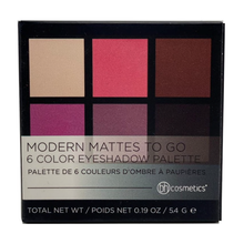 Load image into Gallery viewer, BH Cosmetics 6 Color Eyeshadow Palette - Modern Mattes To Go