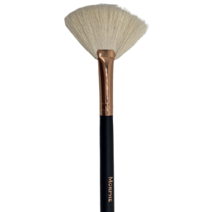 Morphe Makeup Brushes Collection Rose Gold - R12 Deluxe Highlight Fan