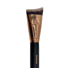 Load image into Gallery viewer, Morphe Makeup Brushes Collection Rose Gold - R9 Curved Contour