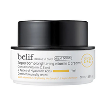 Load image into Gallery viewer, Belif Aqua Bomb Brightening Vitamin C Cream 1.69 oz