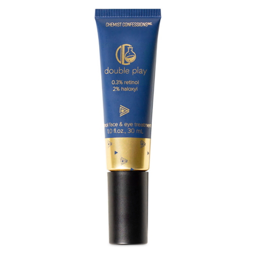 Chemist Confessions Double Play Face & Eye Treatment Retinol + Peptides 1 oz