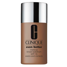 Load image into Gallery viewer, Clinique Even Better Makeup SPF 15 Foundation 1 oz - WN 125 Mahogany
