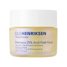 Load image into Gallery viewer, Olehenriksen Dewtopia 25% AHA + PHA Flash Facial Exfoliating Face Mask 1.69 oz