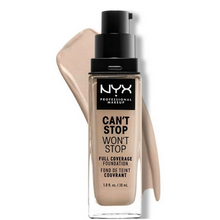 Load image into Gallery viewer, NYX Can&#39;t Stop Won&#39;t Stop Full Coverage Foundation - 03 Porcelain