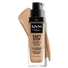 Load image into Gallery viewer, NYX Can&#39;t Stop Won&#39;t Stop Full Coverage Foundation - 7.5 Soft Beige