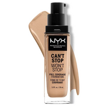 Load image into Gallery viewer, NYX Can&#39;t Stop Won&#39;t Stop Full Coverage Foundation - 08 True Beige