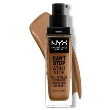 Load image into Gallery viewer, NYX Can&#39;t Stop Won&#39;t Stop Full Coverage Foundation - 15.9 Warm Honey