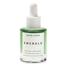 Load image into Gallery viewer, Herbivore Emerald CBD + Adaptogens Glow Oil 1 oz