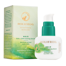 Load image into Gallery viewer, Holifrog Halo AHA + BHA Evening Serum 1 oz