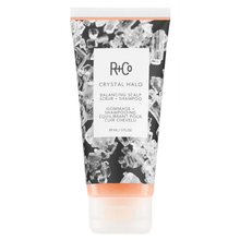 Load image into Gallery viewer, R+Co Crystal Halo Balancing Scalp Scrub and Shampoo 3 oz