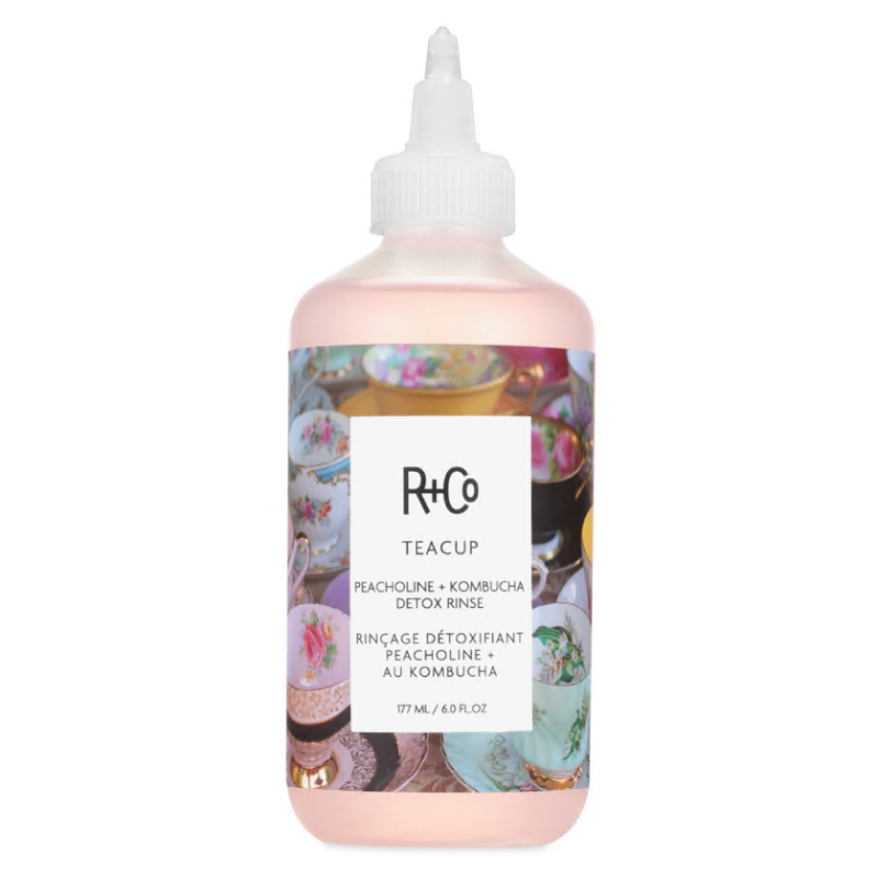 R+Co Teacup Peacholine and Kombucha Detox Rinse 6 oz