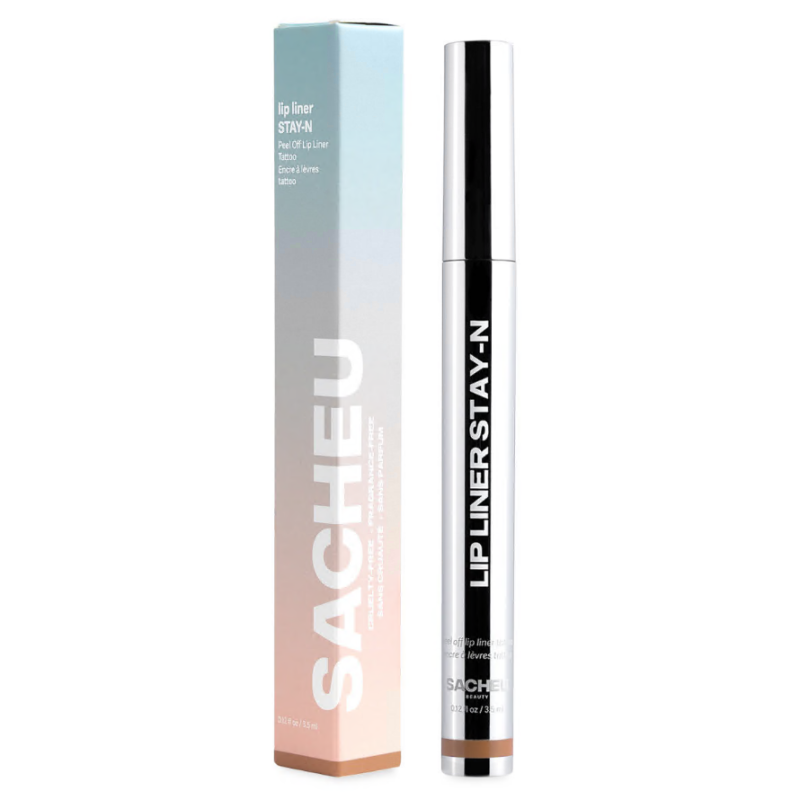 Lápis/tint labial peel-off — Sacheu Stay-N Peel Off Lip Liner Tattoo, Sacheu