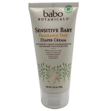 Load image into Gallery viewer, Babo Botanicals Sensitive Baby Fragrance Free Diaper Cream 3 oz