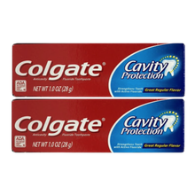 Load image into Gallery viewer, Colgate Cavity Protection Toothpaste with Fluoride 1 oz - 2 ct