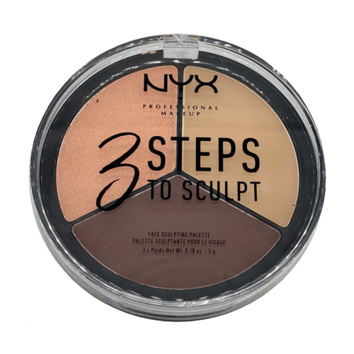 NYX 3 Steps To Sculpt Face Sculpting Palette - 3STS03 Medium