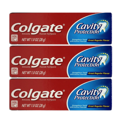Colgate Cavity Protection Toothpaste with Fluoride 1 oz - 3 ct