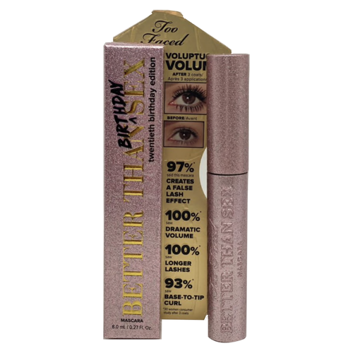 Too Faced Better Than Sex Birthday 20 Years Mascara - Black