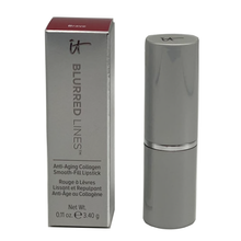 Load image into Gallery viewer, IT Cosmetics Blurred Lines Anti Aging Collagen Smooth Fill Lipstick - Brave