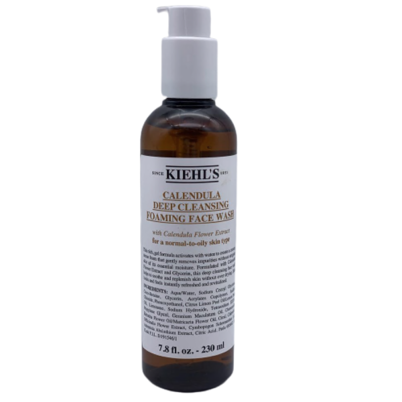 Kiehls Since 1851 Calendula Deep Cleansing Foaming Face Wash 7.8 oz