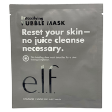 Load image into Gallery viewer, e.l.f. Cosmetics Detoxifying Bubble Face Sheet Masks - 3 ct