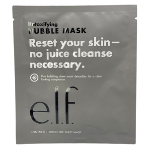 e.l.f. Cosmetics Detoxifying Bubble Face Sheet Masks - 3 ct