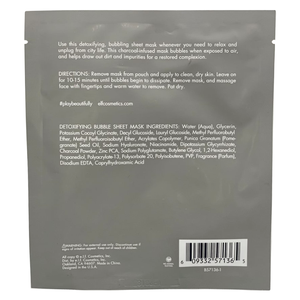 e.l.f. Cosmetics Detoxifying Bubble Face Sheet Masks - 3 ct