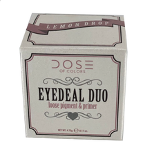 Load image into Gallery viewer, Dose Of Colors Eyedeal Duo Loose Pigment &amp; Primer - Lemon Drop