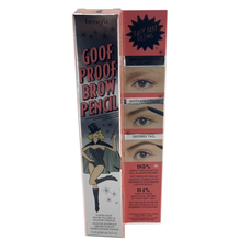 Load image into Gallery viewer, Benefit Cosmetics Goof Proof Brow Pencil - 4 Warm Deep Brown