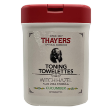 Load image into Gallery viewer, Thayers Cucumber Toning Towelettes 30 Ct