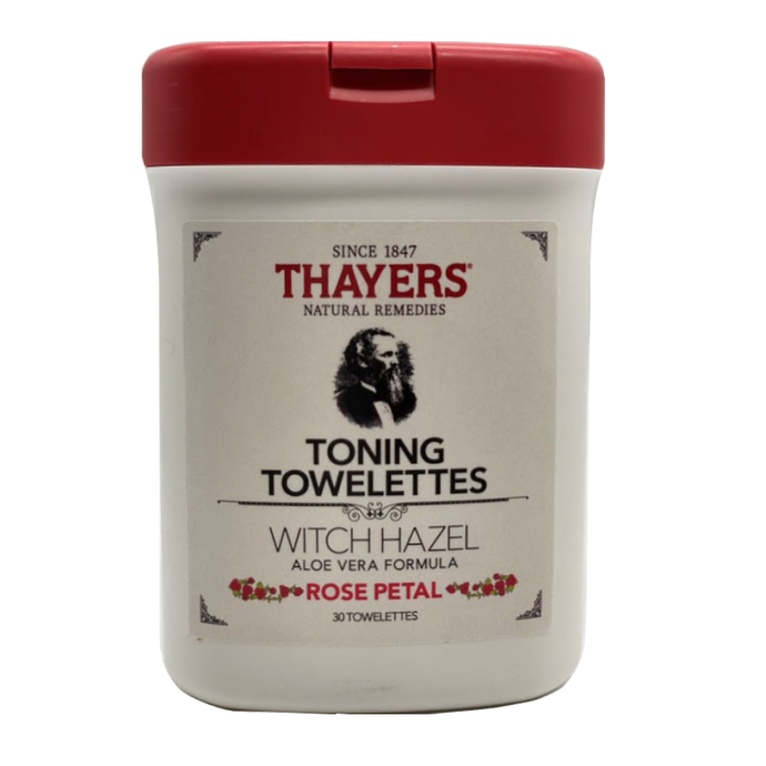 Thayers Toning Towelettes 30 Ct - Rose Petal