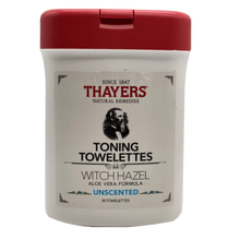 Load image into Gallery viewer, Thayers Unscented Toning Towelettes 30 Ct