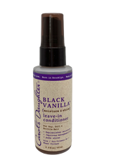 Load image into Gallery viewer, Carol&#39;s Daughter Black Vanilla Moisture &amp; Shine Leave In Conditioner 2 oz