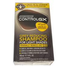 Load image into Gallery viewer, Just For Men Control GX Grey Reducing Shampoo For Light Shades 4 oz