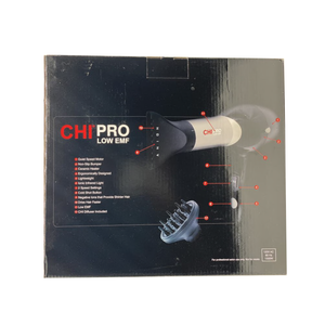 CHI PRO LOW EMF Professional Hair Dryer with Diffuser