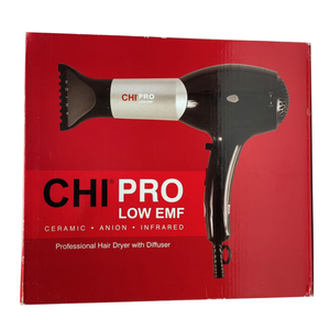 CHI PRO LOW EMF Professional Hair Dryer with Diffuser